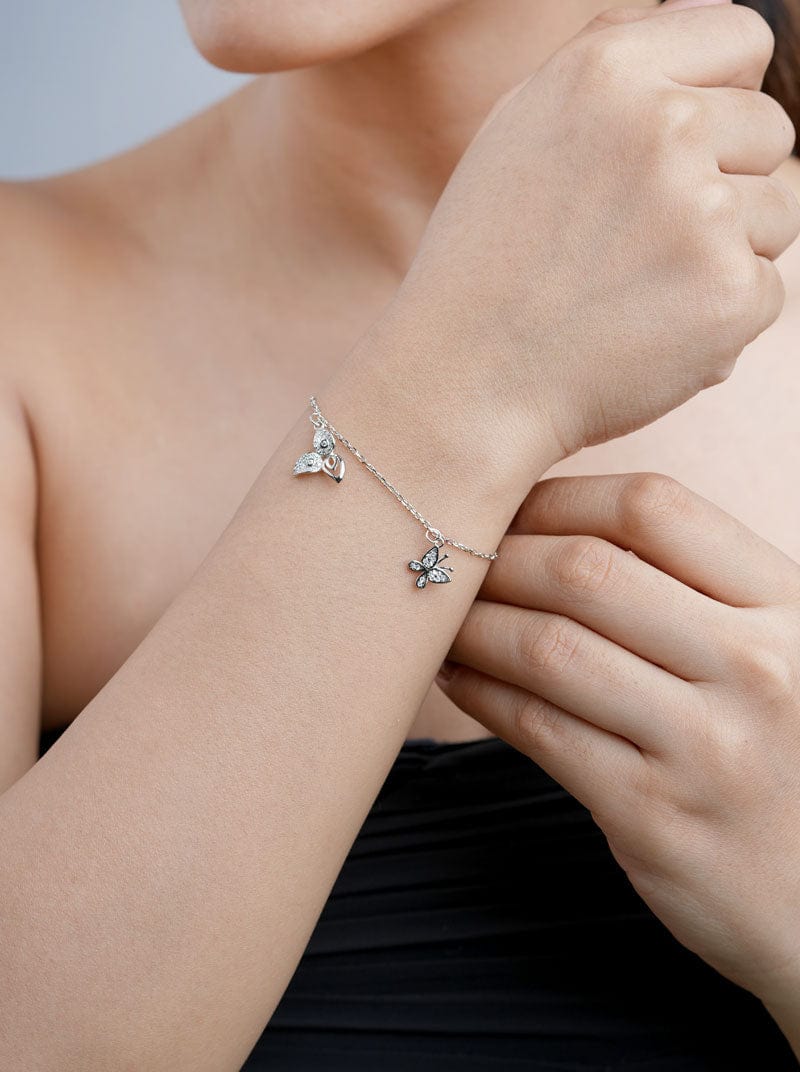 Leaf & Butterfly Bracelet