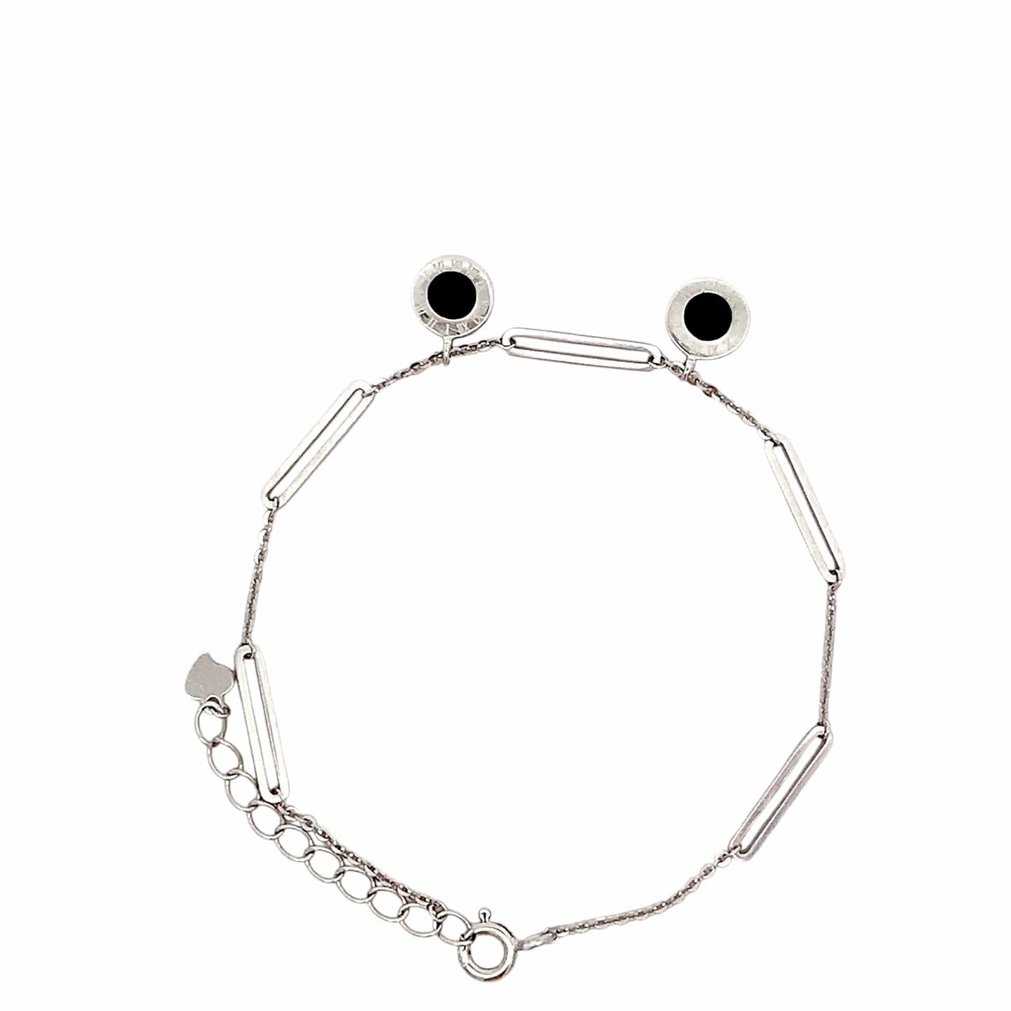 Roman Numerals Bracelet (Pure Silver) - Silver