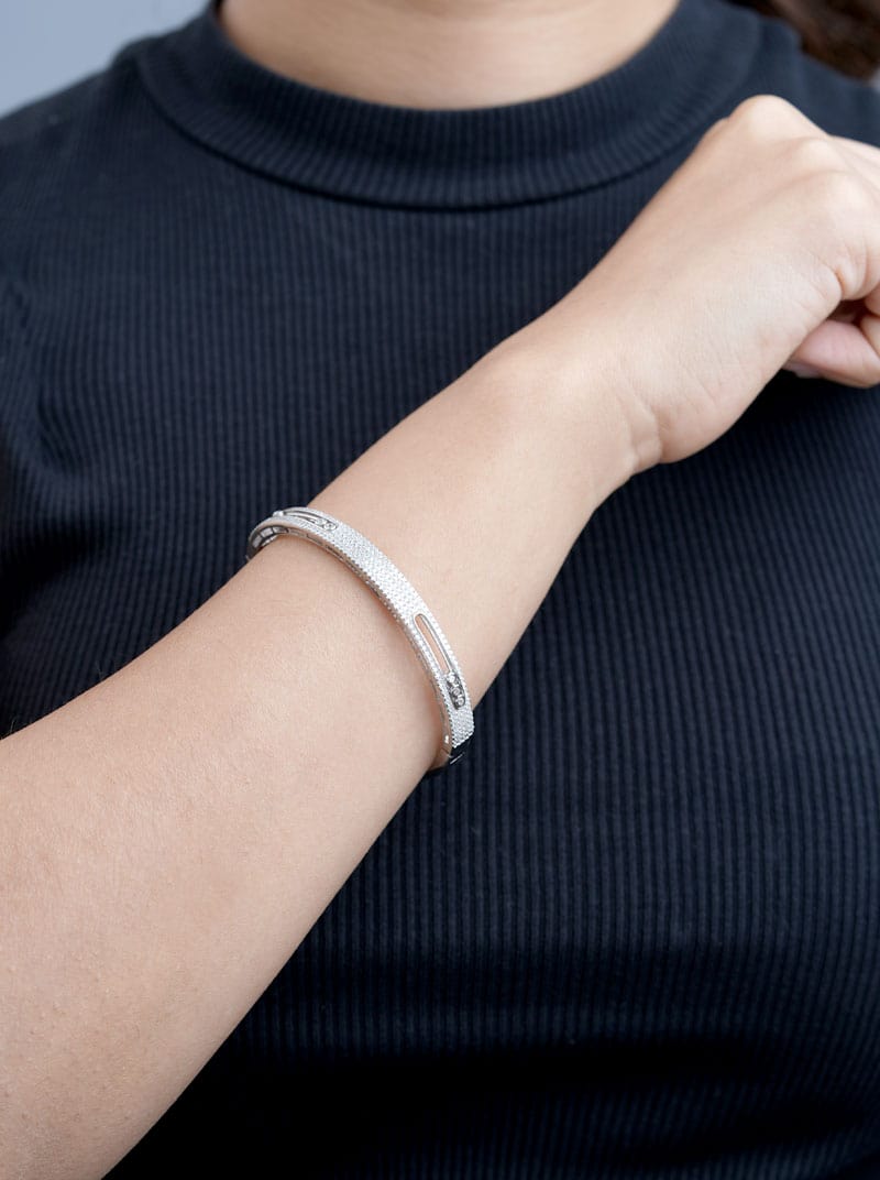 Oval Bracelet Silver