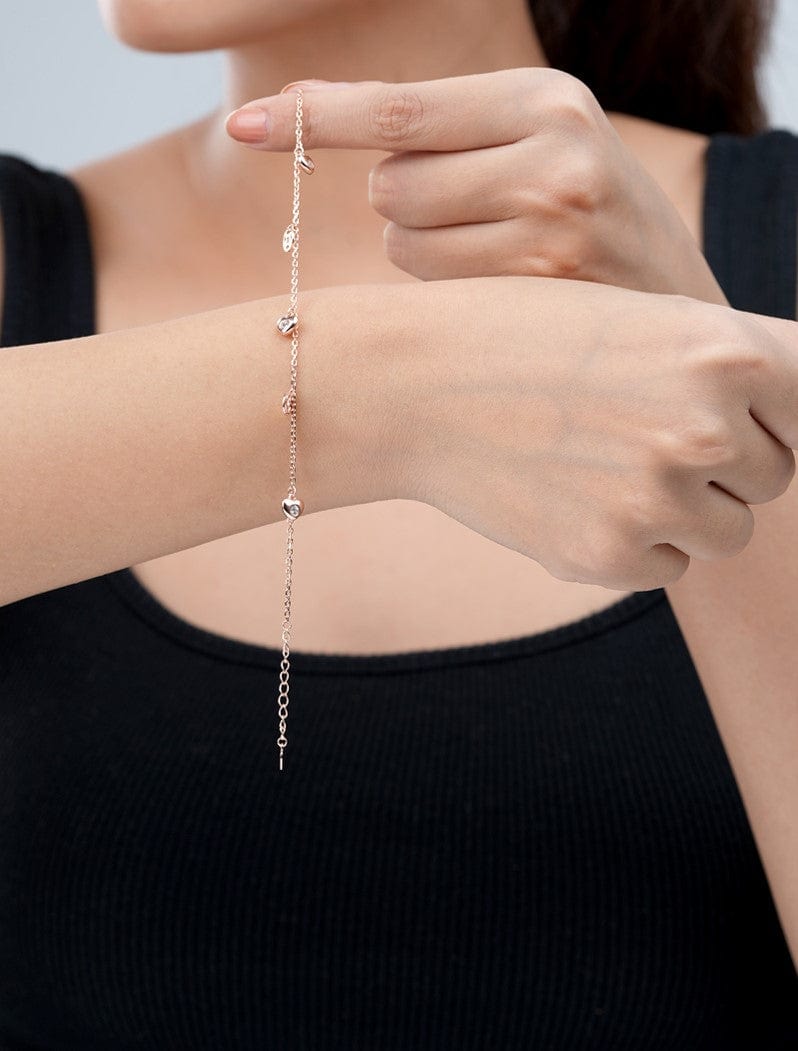 Lucky Heart Bracelet Rose Gold