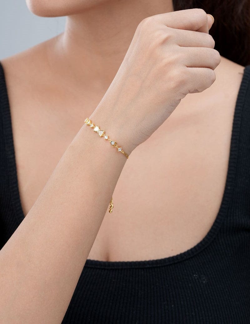 Bow Tie Bracelet Gold