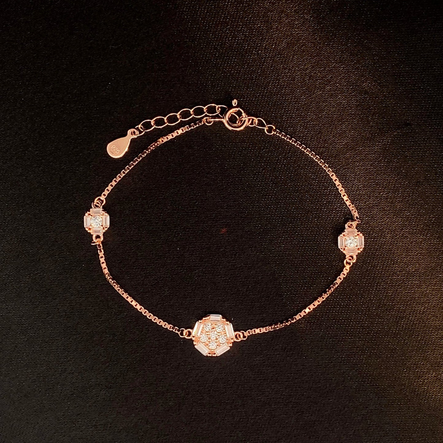 Hexa Fusion Bracelet Rose Gold