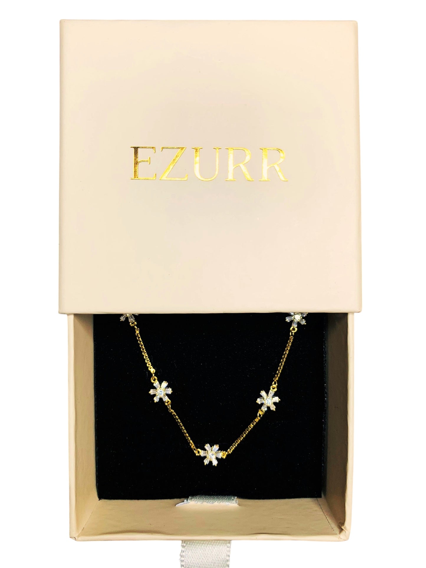 Baguette Bloom Bracelet (Pure Silver) - Gold