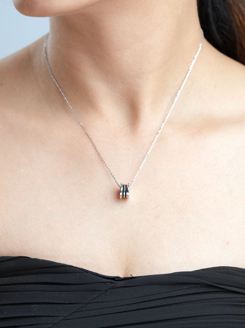 Enamel Roll Pendant Chain