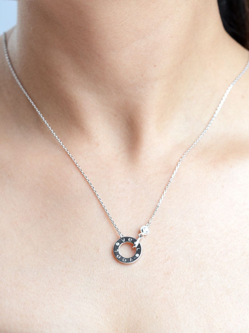 Love Circle Pendant Chain