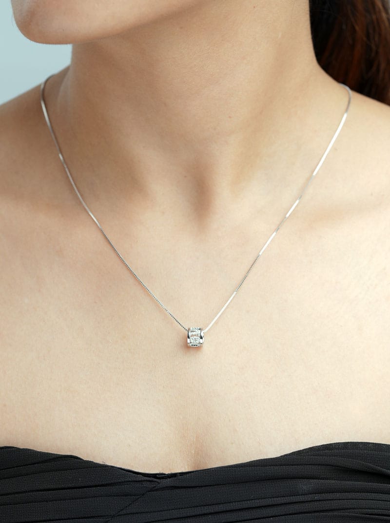 I Love You Roll Pendant Chain