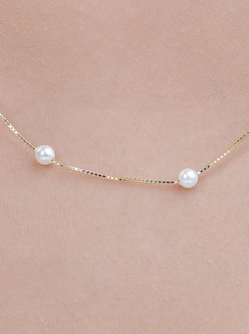 Pearl Link Pendant Chain (Pure Silver)