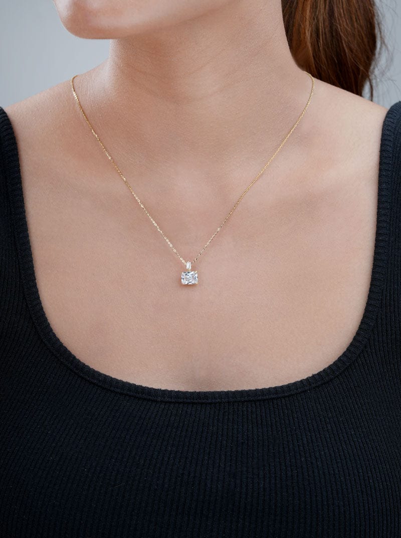 Radiant Sparkle Pendant Chain (Pure Silver)