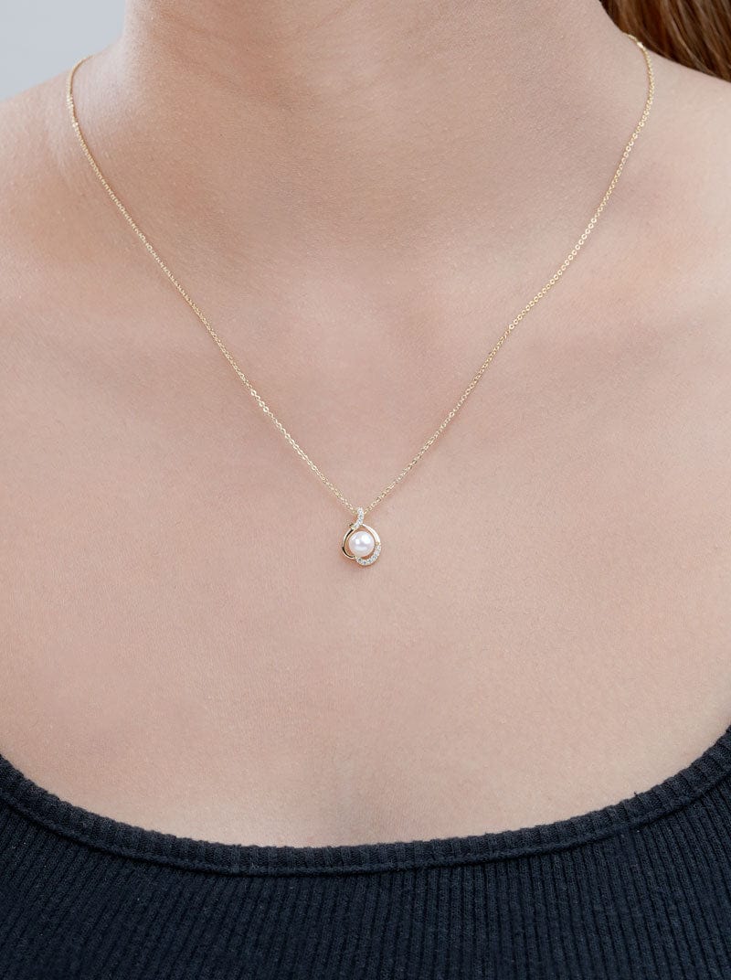 Pearl Grace Pendant Chain (Pure Silver)