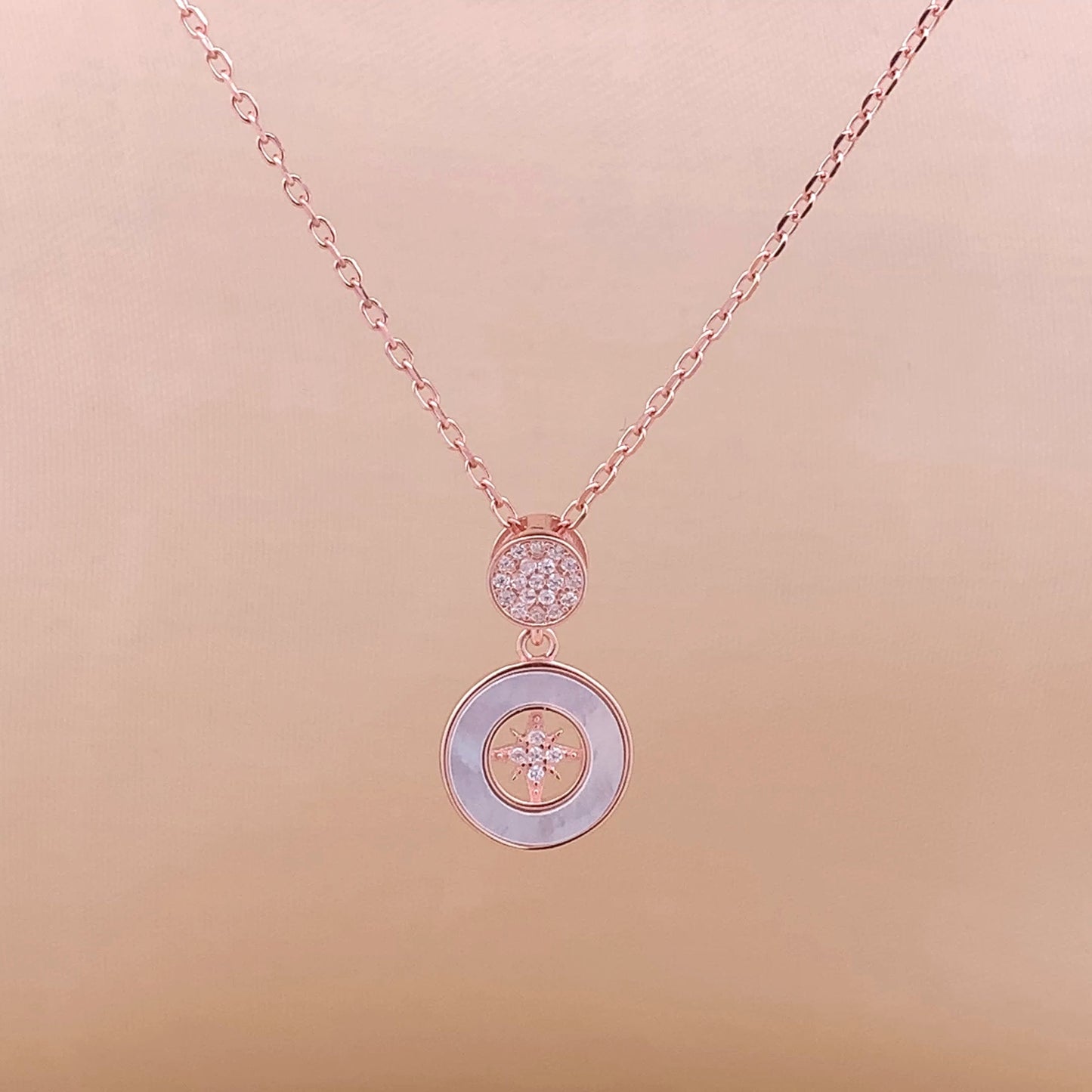 Round Northstar Pendant Chain (Pure Silver)