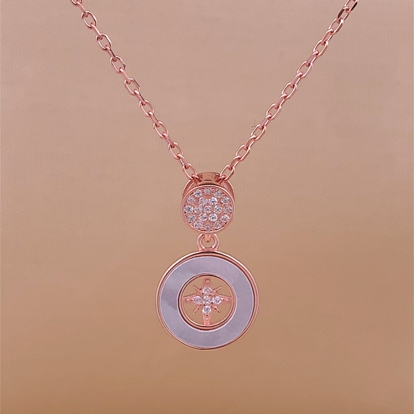 Round Northstar Pendant Chain (Pure Silver)