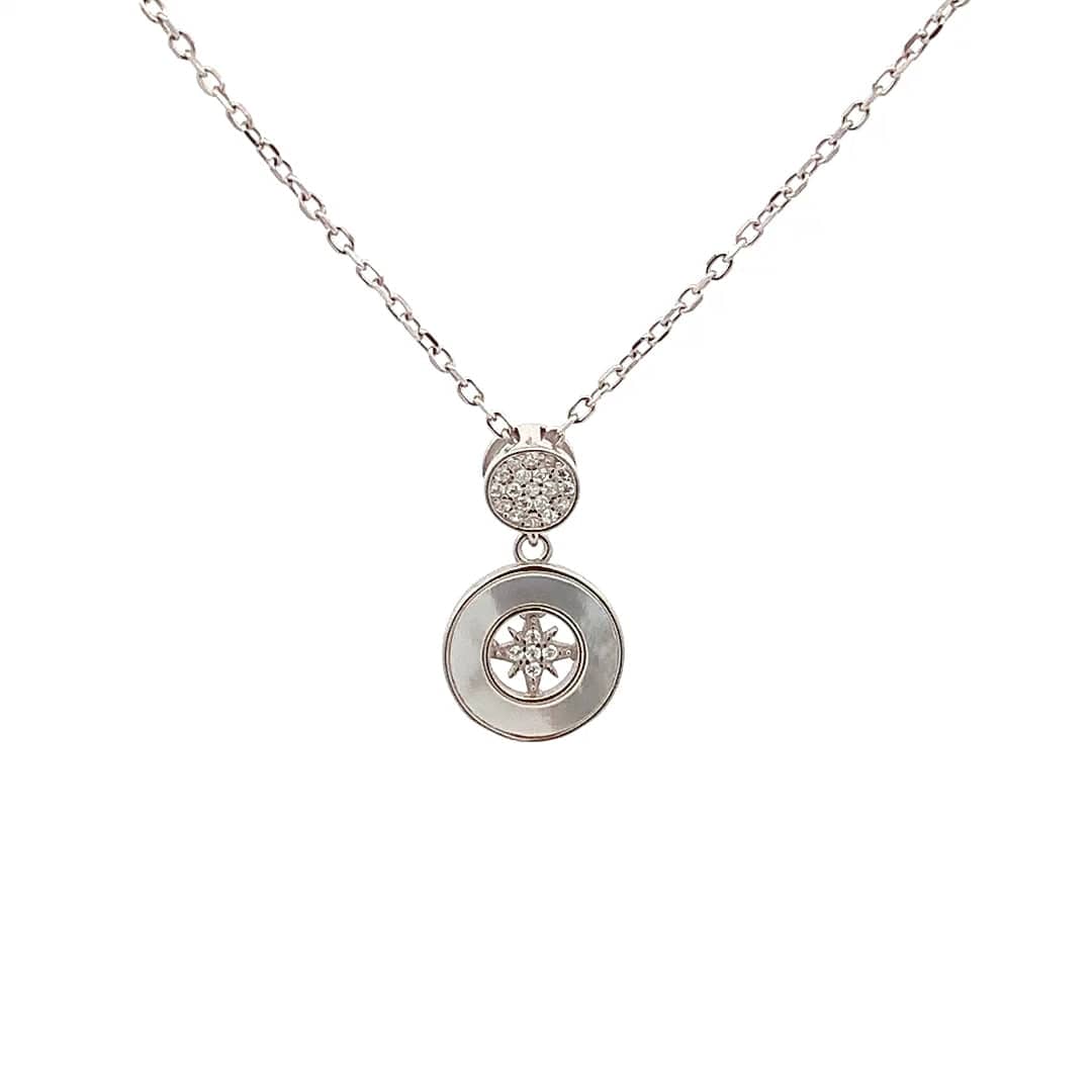 Round Northstar Pendant Chain (Pure Silver) - Silver
