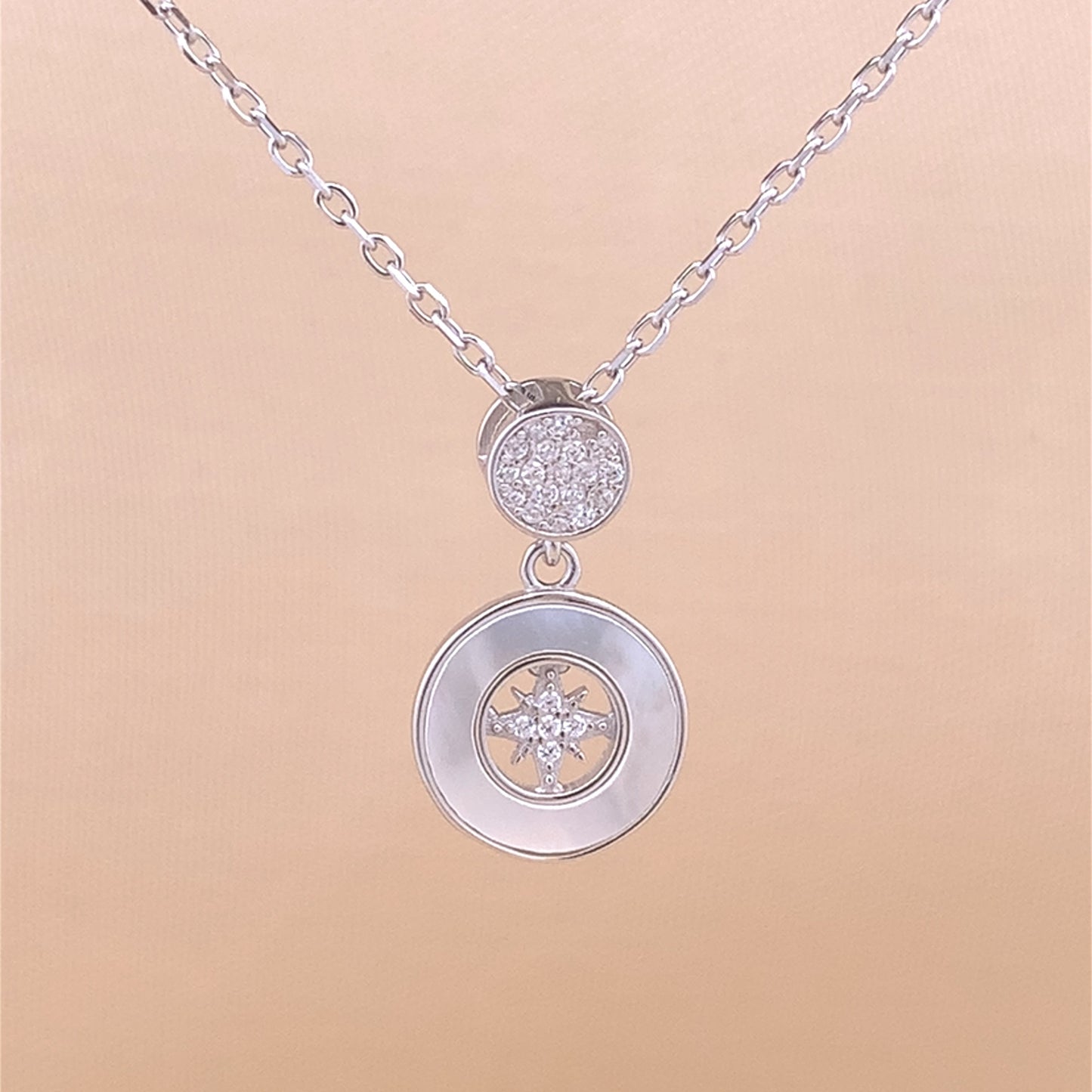 Round Northstar Pendant Chain (Pure Silver)