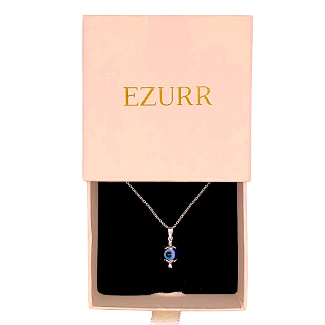 Evil Eye Aura Chain & Pendant (925 Real Silver) - Silver