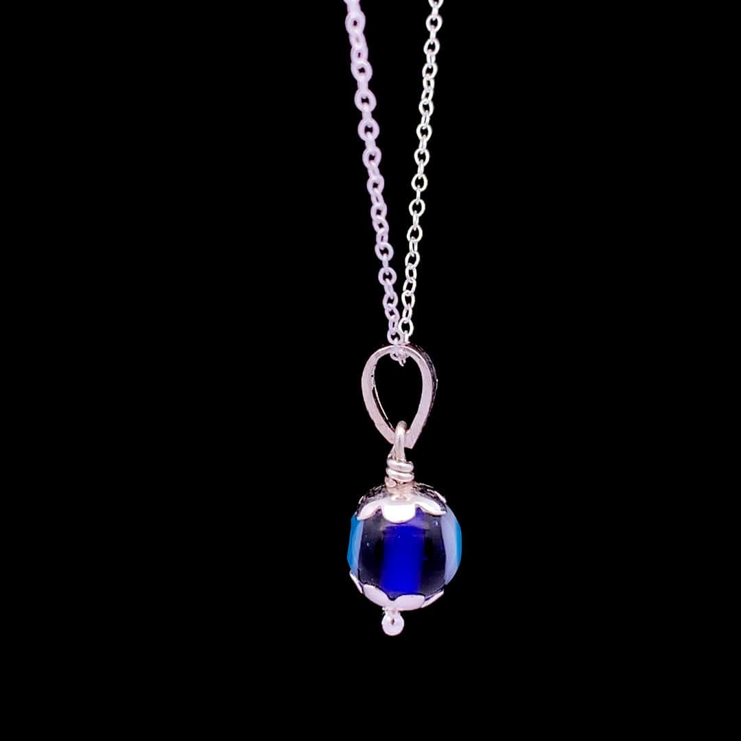 Evil Eye Aura Chain & Pendant (925 Real Silver) - Silver