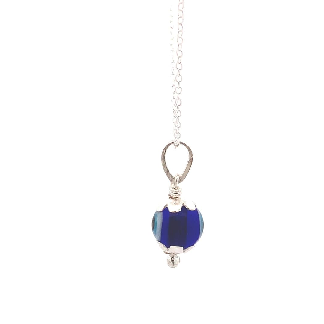 Evil Eye Aura Chain & Pendant (925 Real Silver) - Silver