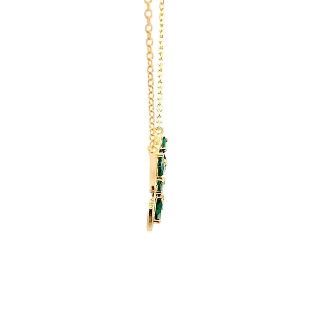 Celestia Butterfly Pendant Chain (Pure Silver) - Gold