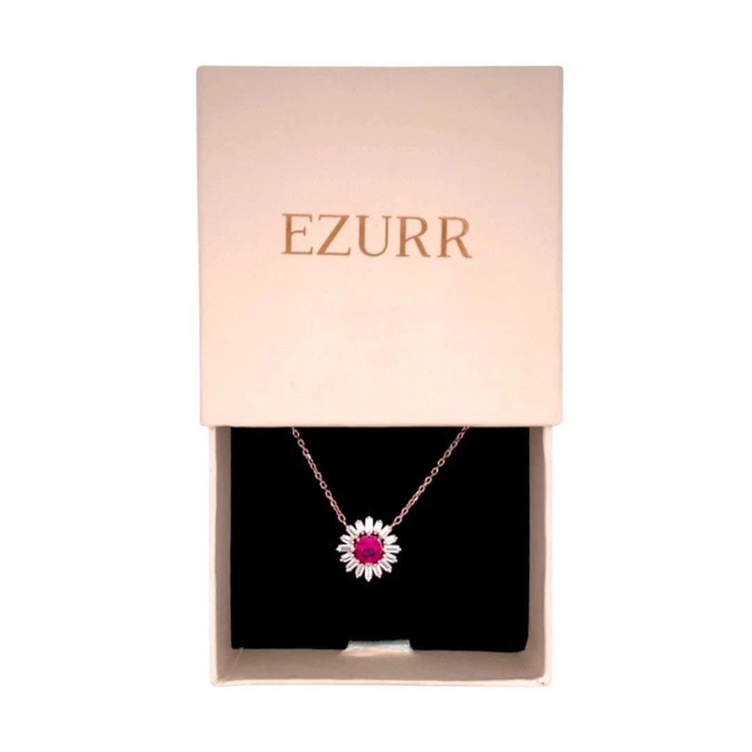 Solara Pendant Chain (Pure Silver) - Rose Gold