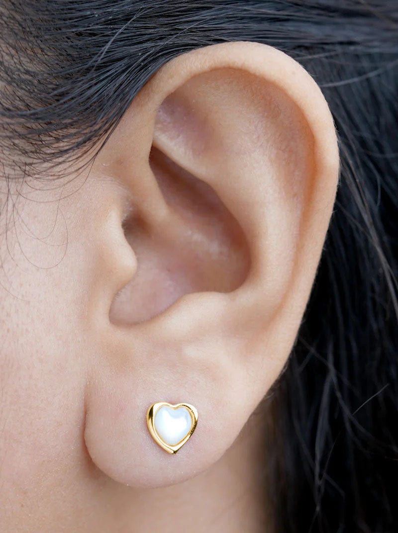 Heart Stud Earrings