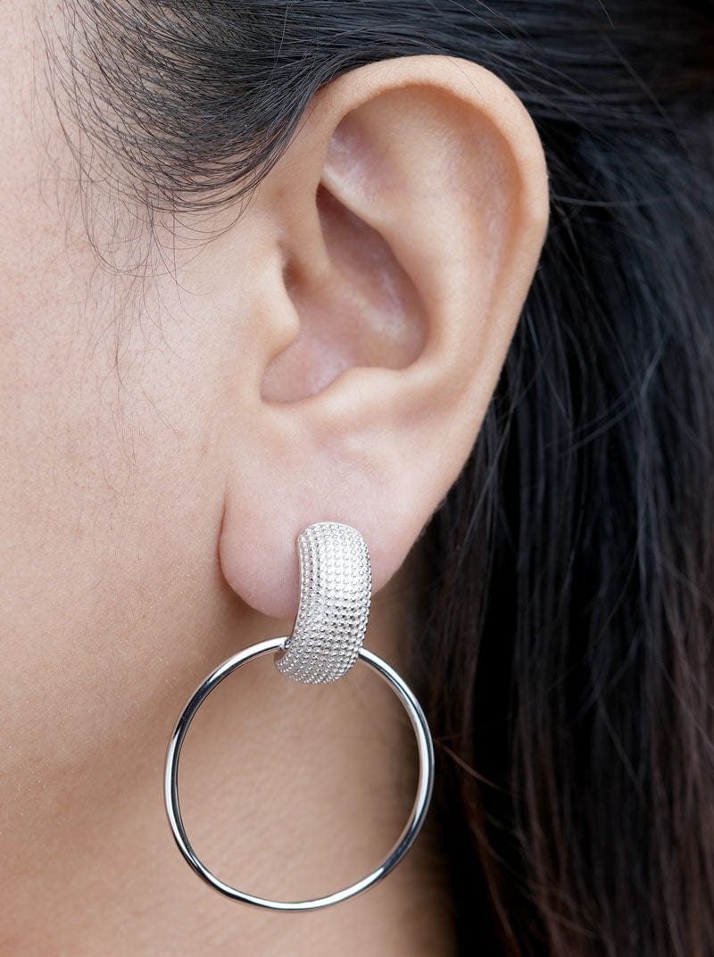 Circle Drop Earrings
