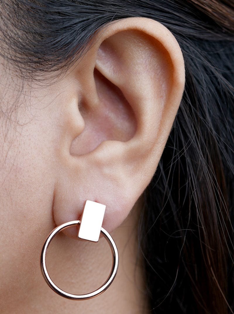 Circle Drop Earrings