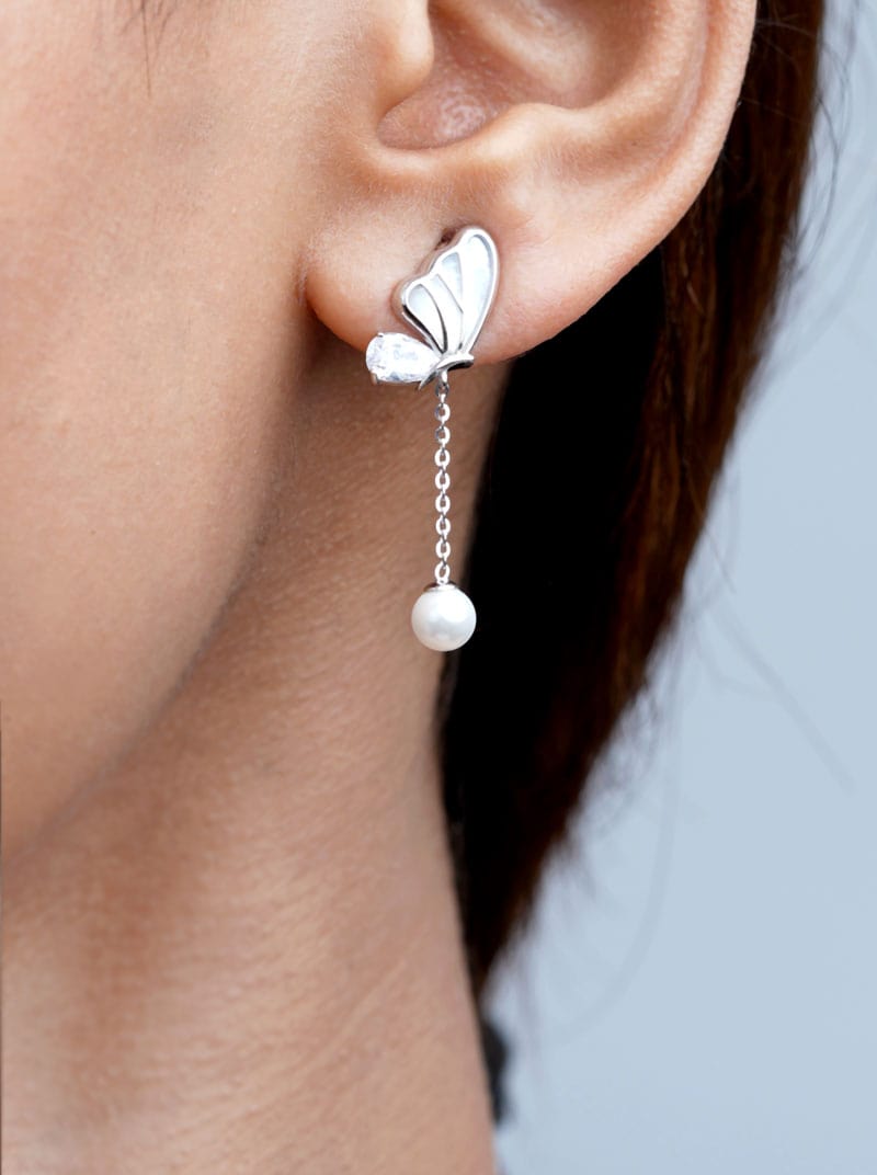 Butterfly Wing Drop Earrings