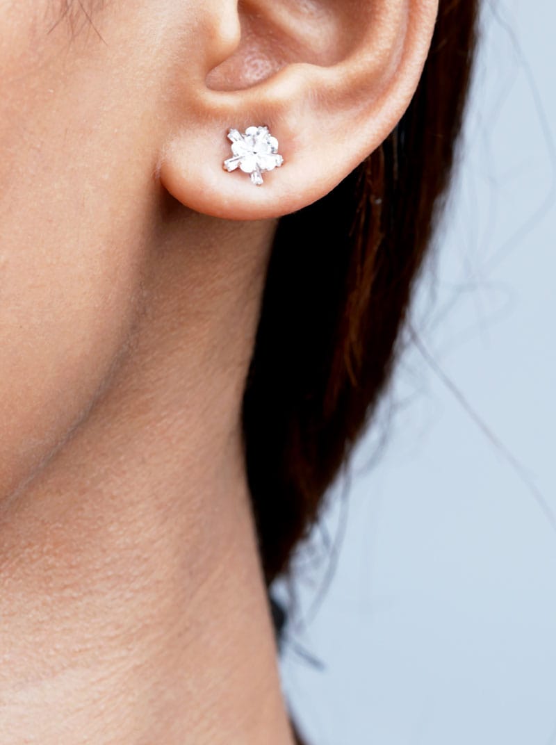 Tiny Flower Stud Earrings