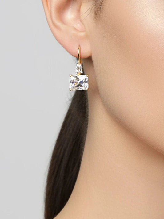 Radiant Core Earrings (Pure Silver) - Gold