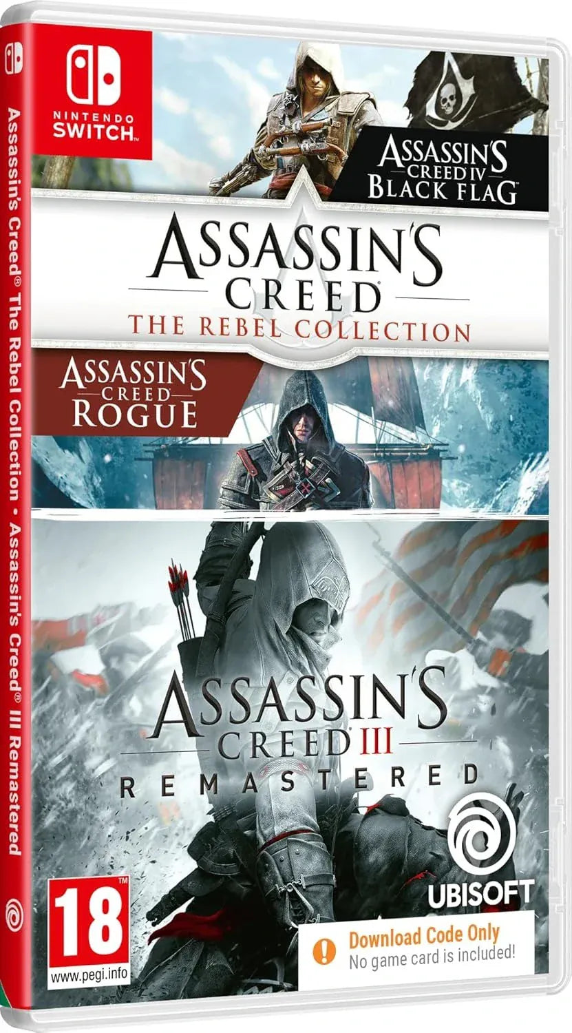 Switch Assassins Creed III+Rebel B (CIB) (New)