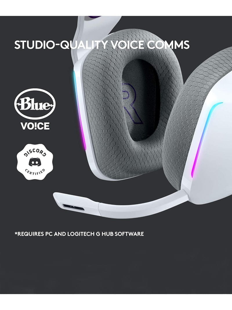 Logitech G733 Lightspeed Wireless RGB Gaming Headset – (White) (New)