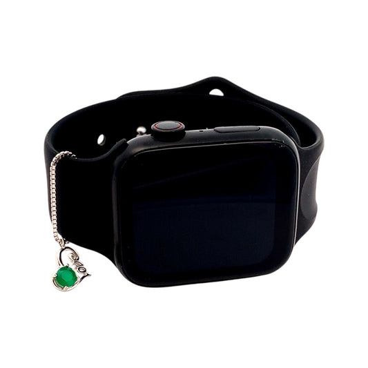 Love Heart Watch Charm (Pure Silver) - Silver