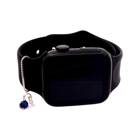 Love Heart Watch Charm (Pure Silver) - Silver