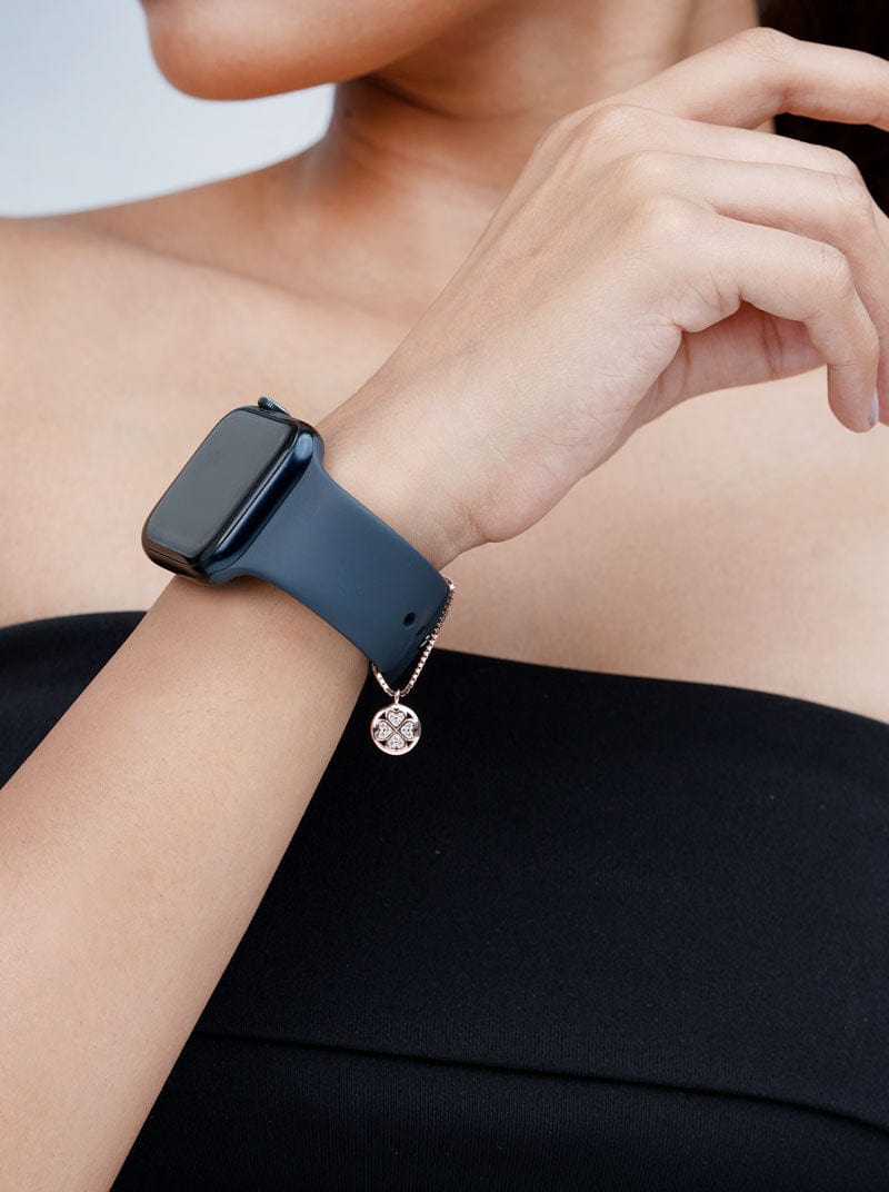 Round Clover Watch Charm