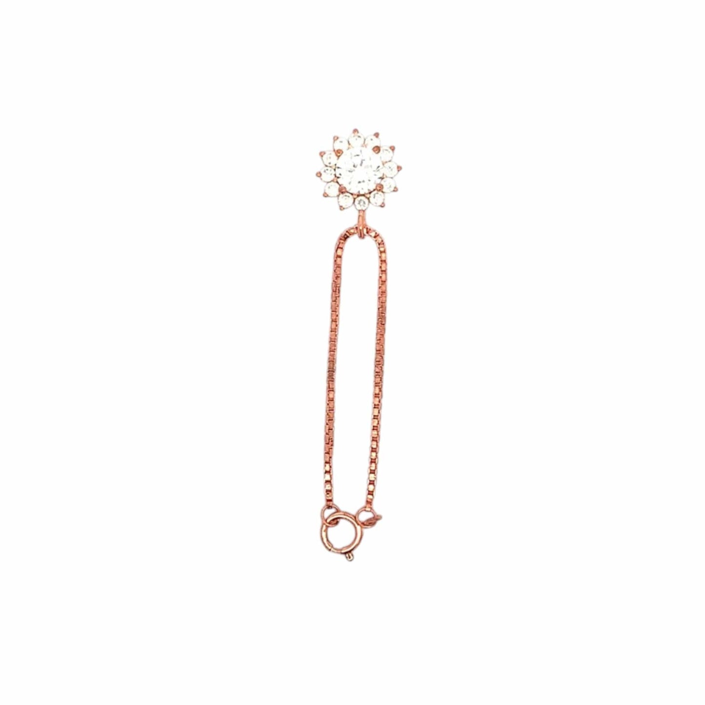 Sunflower Watch Charm (Pure Silver) - Rose Gold