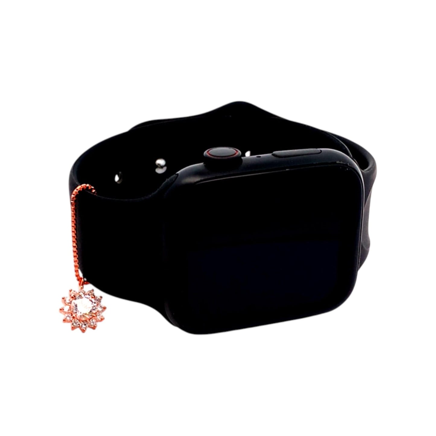 Sunflower Watch Charm (Pure Silver) - Rose Gold