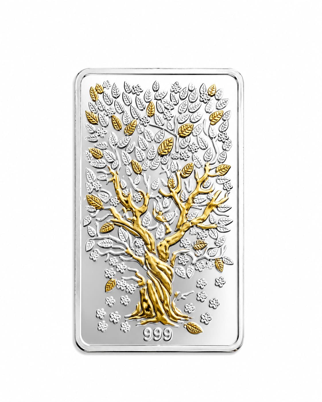 Silver Bar 999 Pure Silver Lucky Banyan Tree - 10g