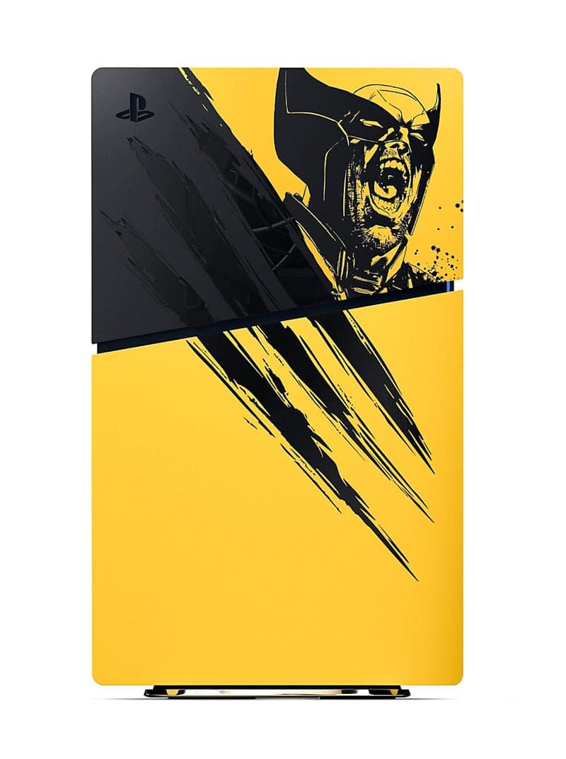 PS5 Marvel’s Wolverine Battle Yellow Limited Edition Disc Console Cover (New) PreOrder