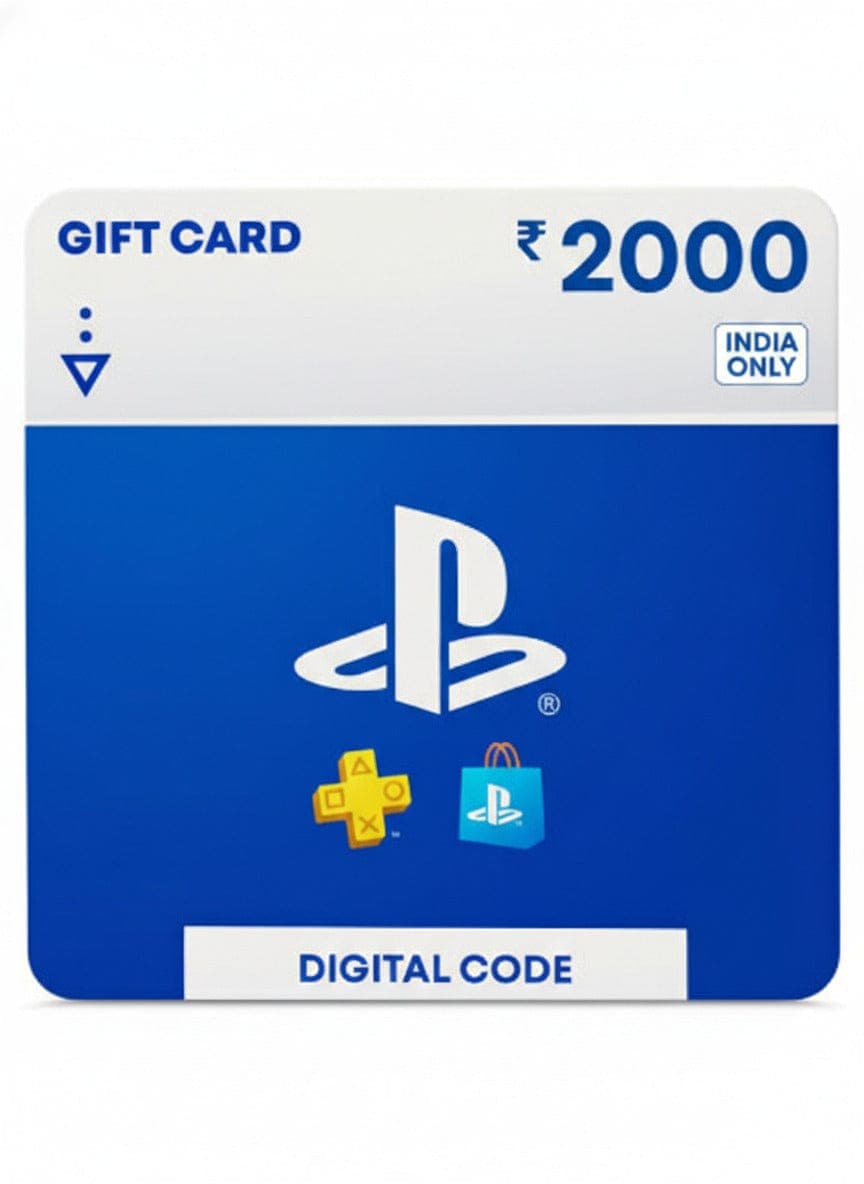 Rs.2000 PlayStation Network Wallet Top Up (PSN CARD India)