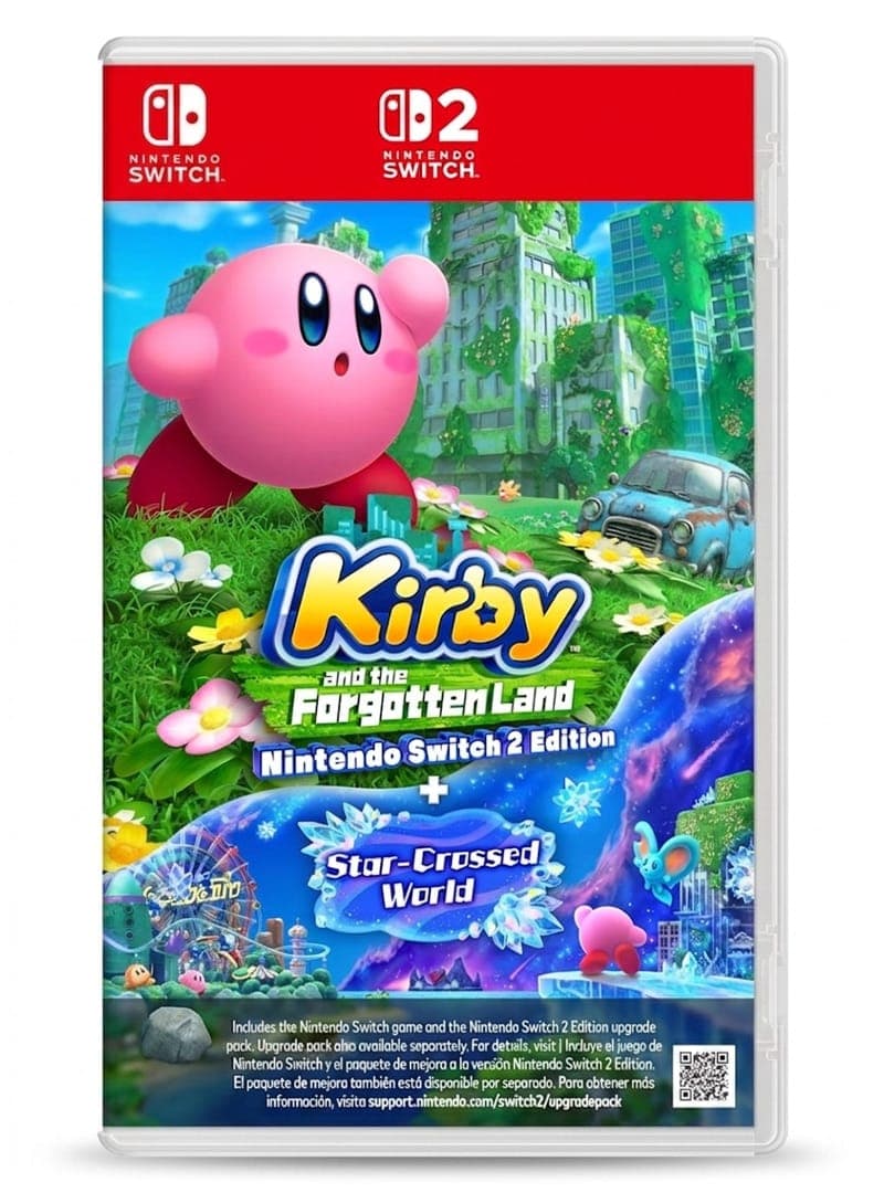 Switch 2 Kirby And The Forgotten Land + Star Crossed World (New)