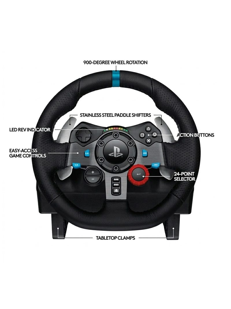 Logitech G29 Driving Force Wired Controller for Playstation 4, Playstation 5, Windows, Mac (New) (Latest)