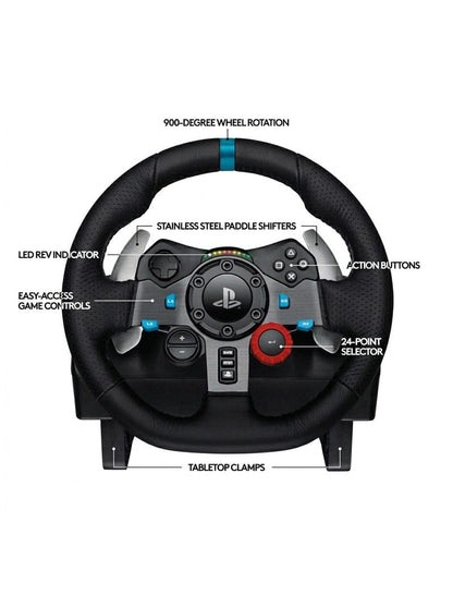 Logitech G29 Driving Force Wired Controller for Playstation 4, Playstation 5, Windows, Mac (New) (Latest)