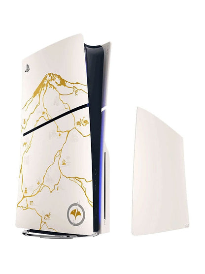 PS5 Console Covers – Ghost of Yōtei Gold Limited Edition (New)