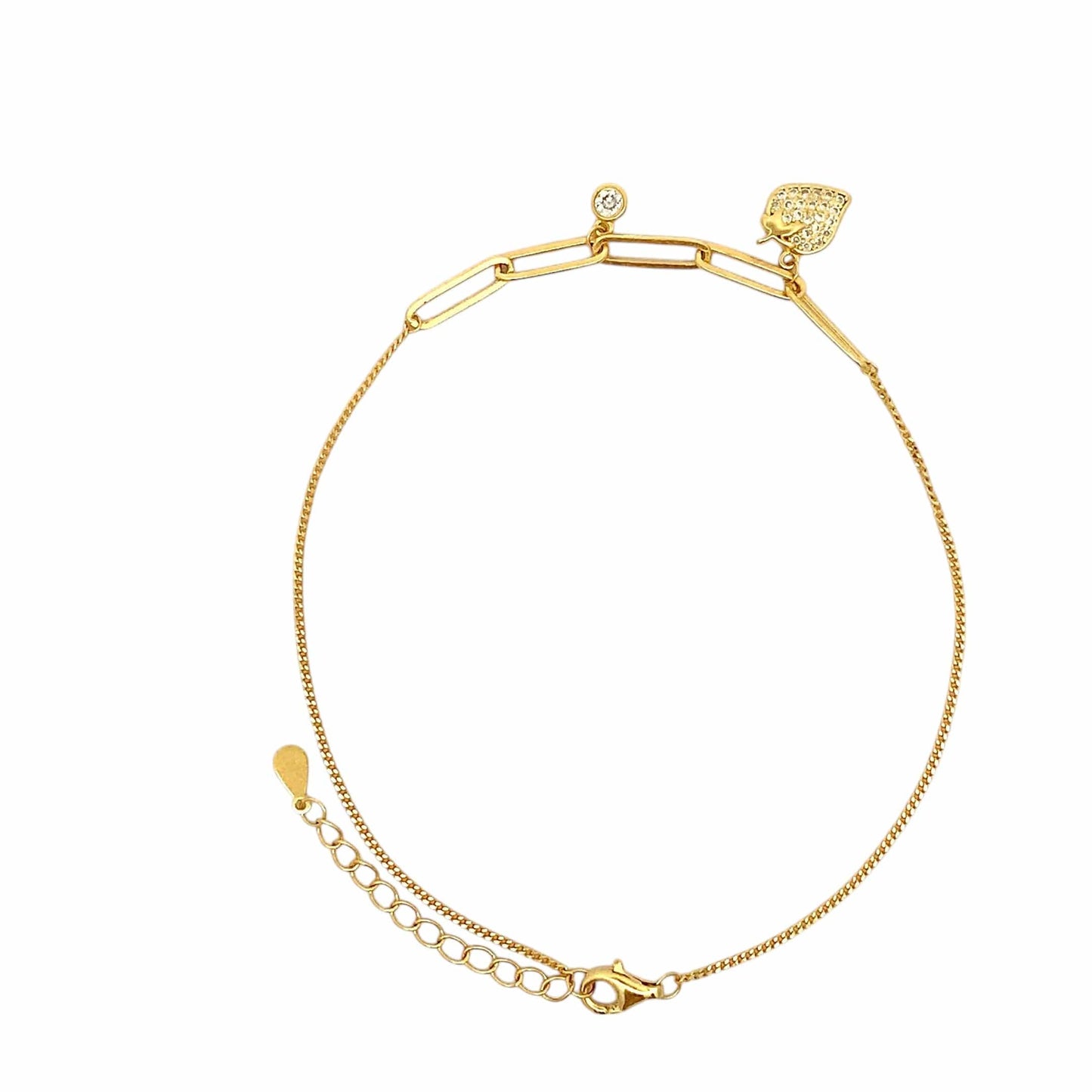 Strawberry Bracelet (Pure Silver) - Gold