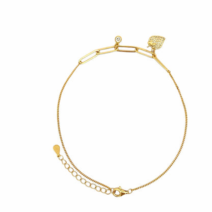 Strawberry Bracelet (Pure Silver) - Gold