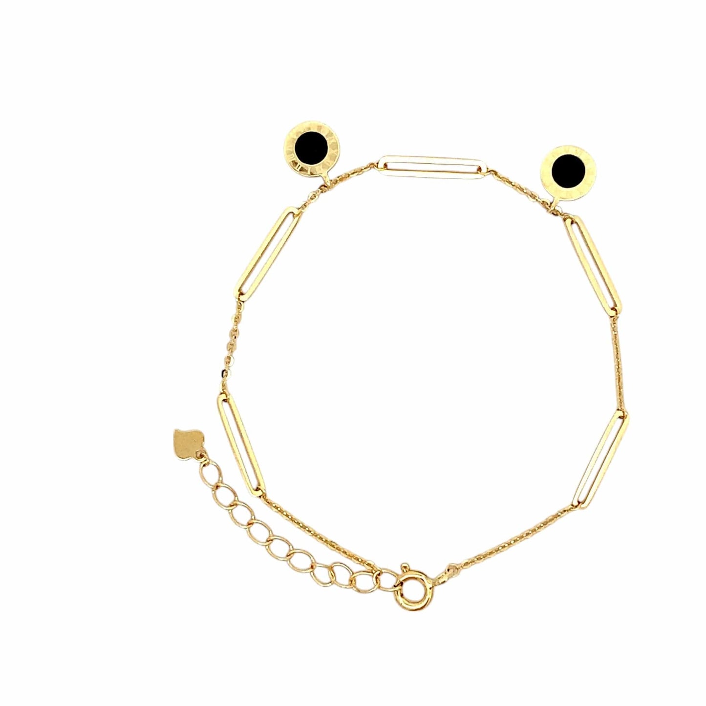 Roman Numerals Bracelet (Pure Silver) - Gold