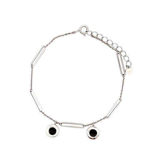 Roman Numerals Bracelet (Pure Silver) - Silver