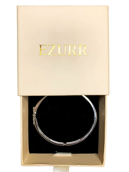 Classic zirconia Bracelet (Pure Silver) - Silver
