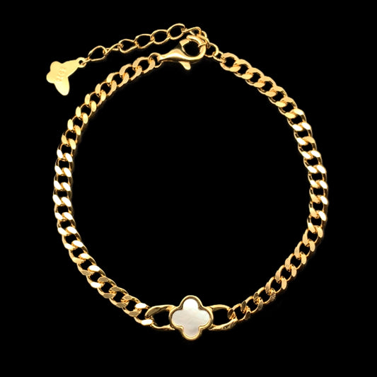 Chain Clover Bracelet