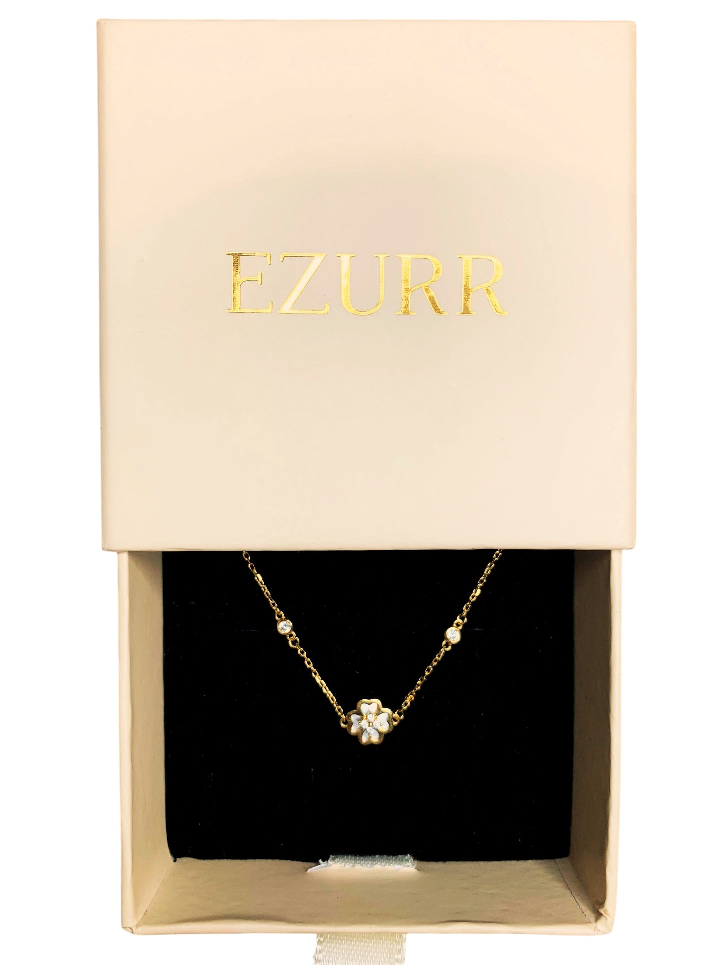 Quatrefoil Heart Petal Bracelet (Pure Silver) - Gold