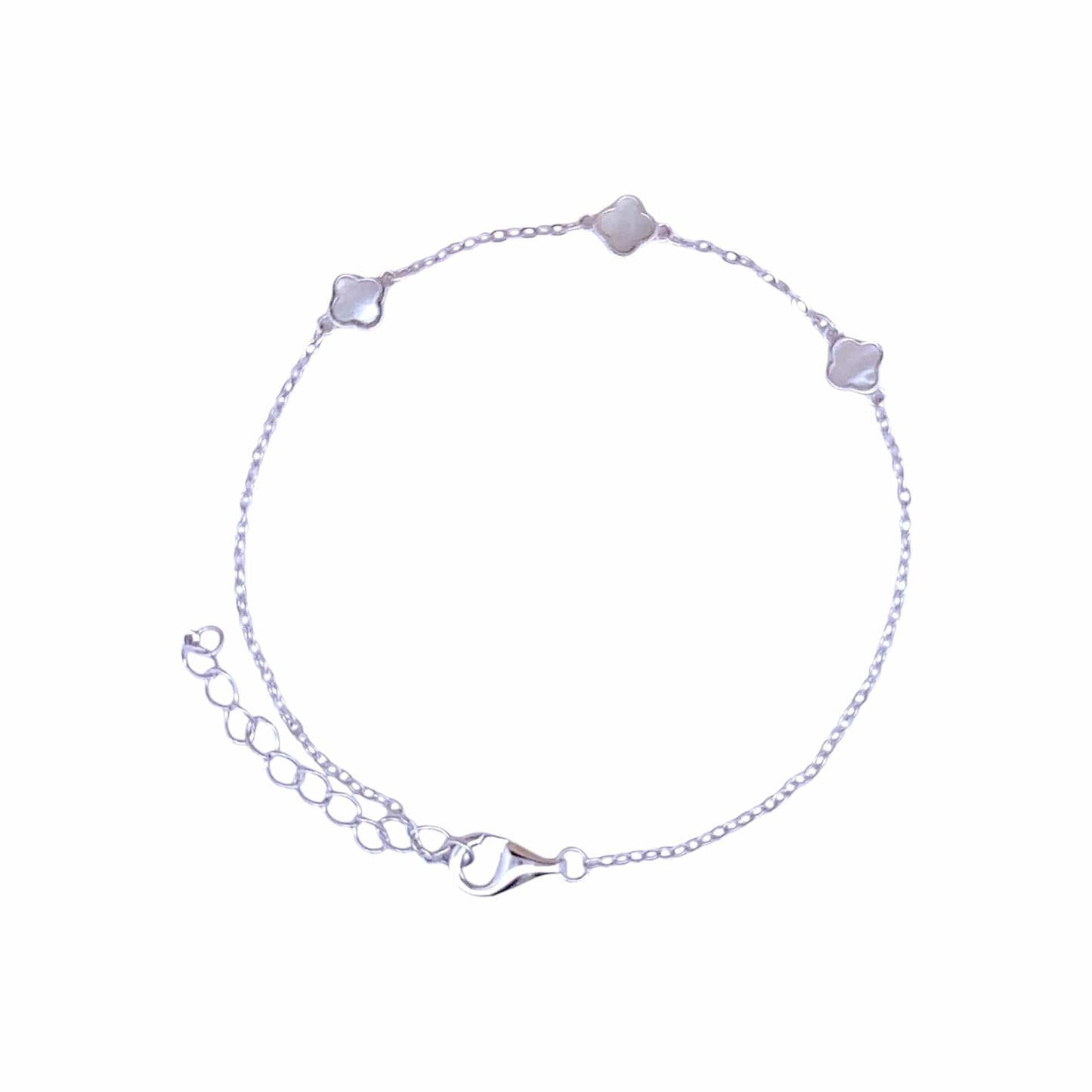 Tiny Trio Bracelet (Pure Silver) - Silver